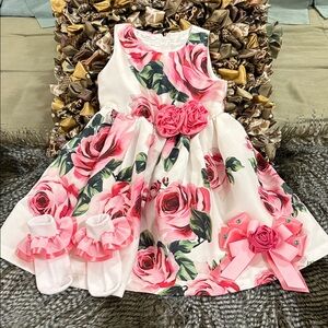 Kids dress size 24 months with socks and bow price is firm listing